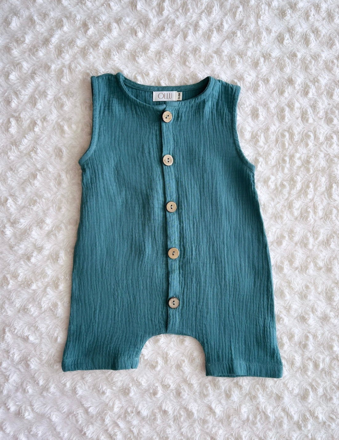 Morgan Muslin Romper (Unisex)