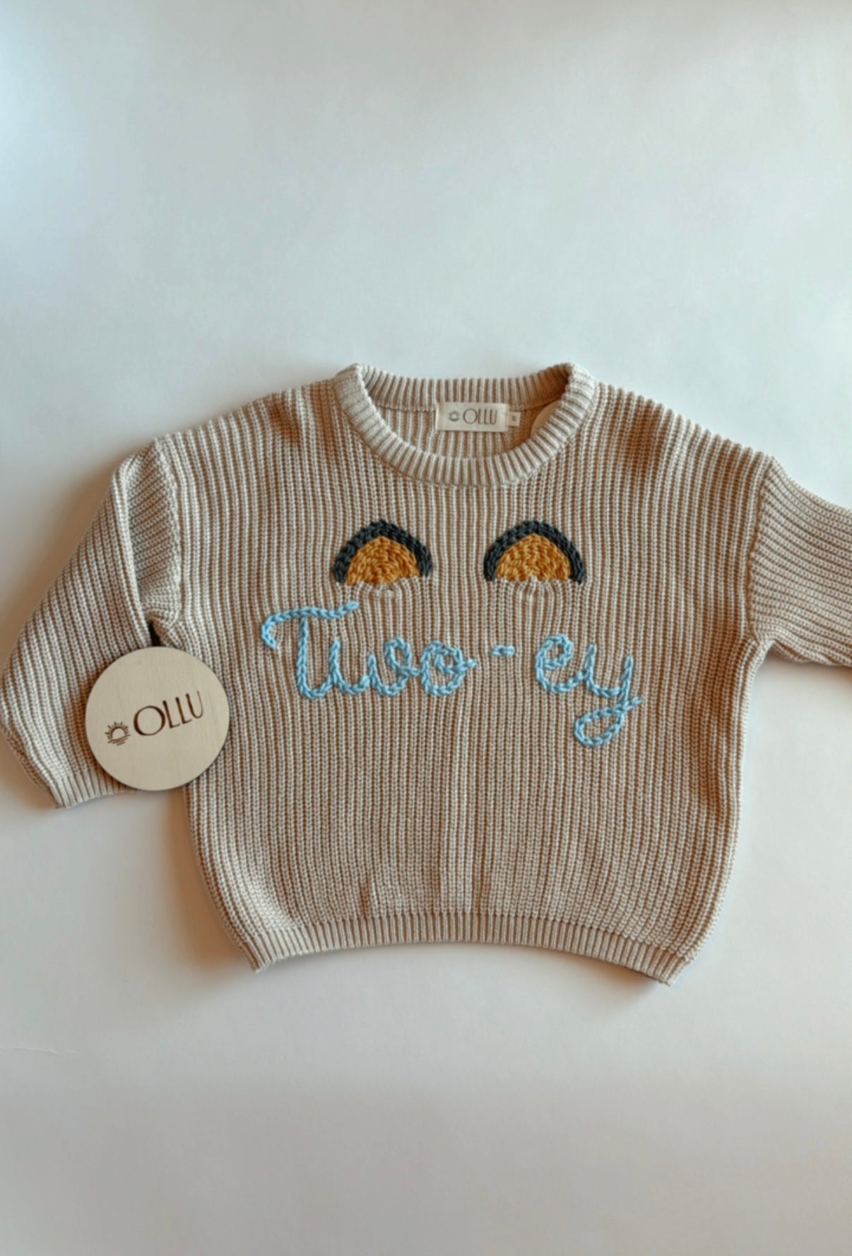 TWO-EY Hand-Embroidered Sweater