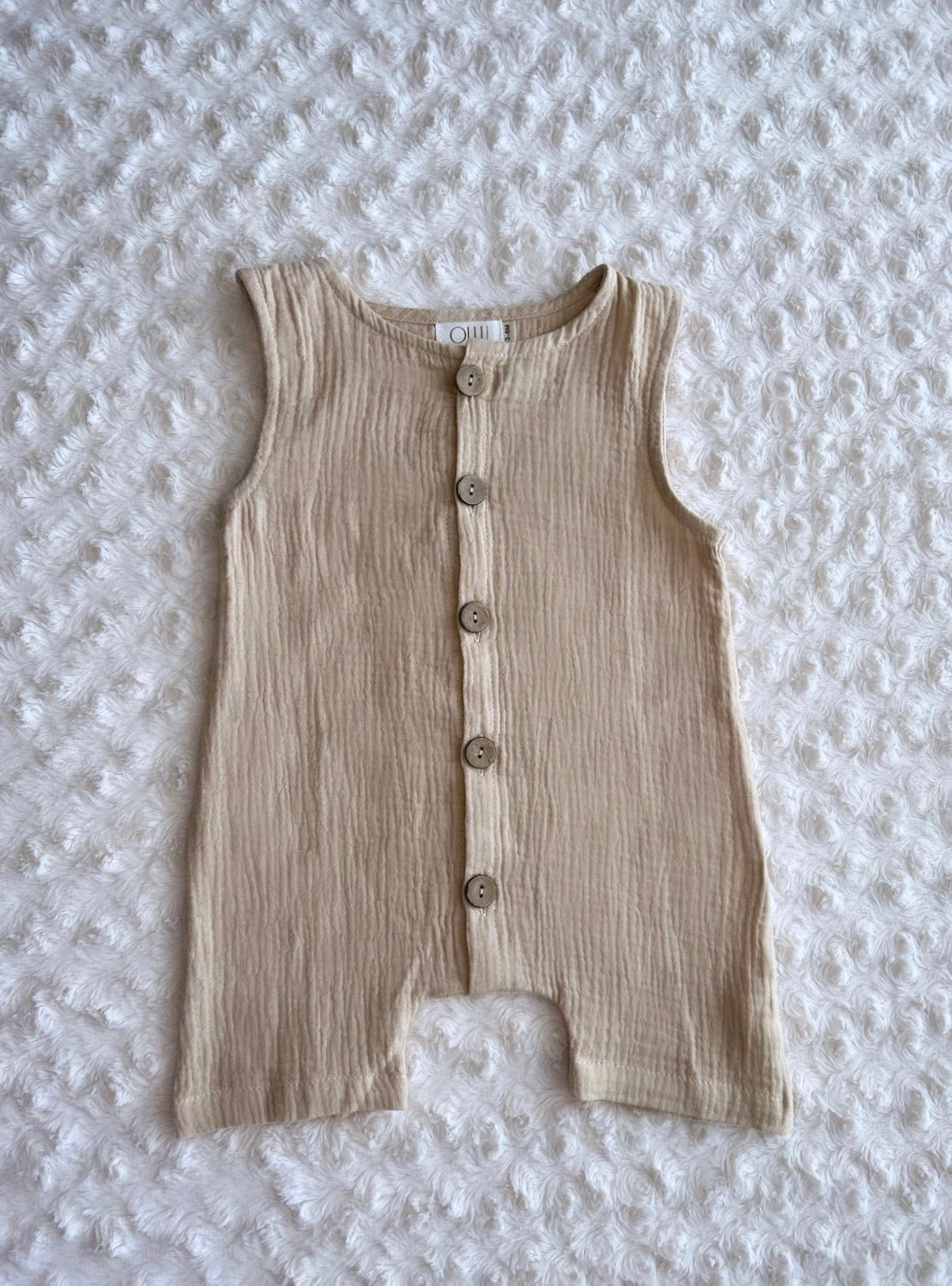 Morgan Muslin Romper (Unisex)