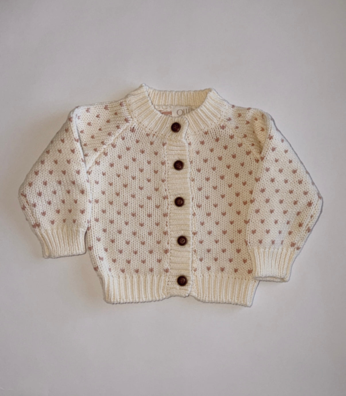 Isabela Heart-Detail Knitted Cardigan NEW