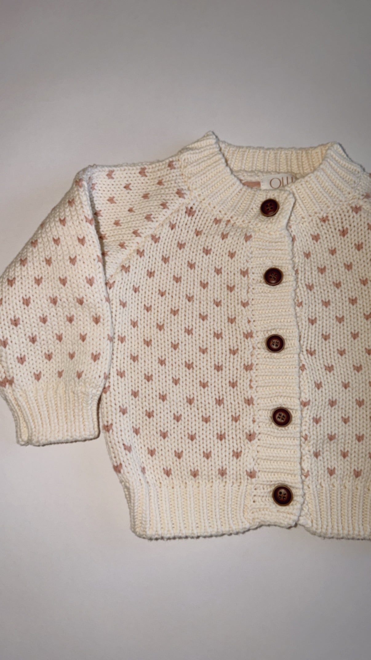 Isabela Heart-Detail Knitted Cardigan NEW