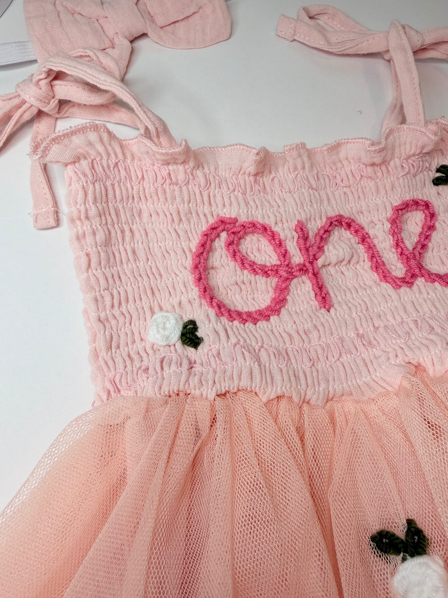 One Tutu Romper with roses