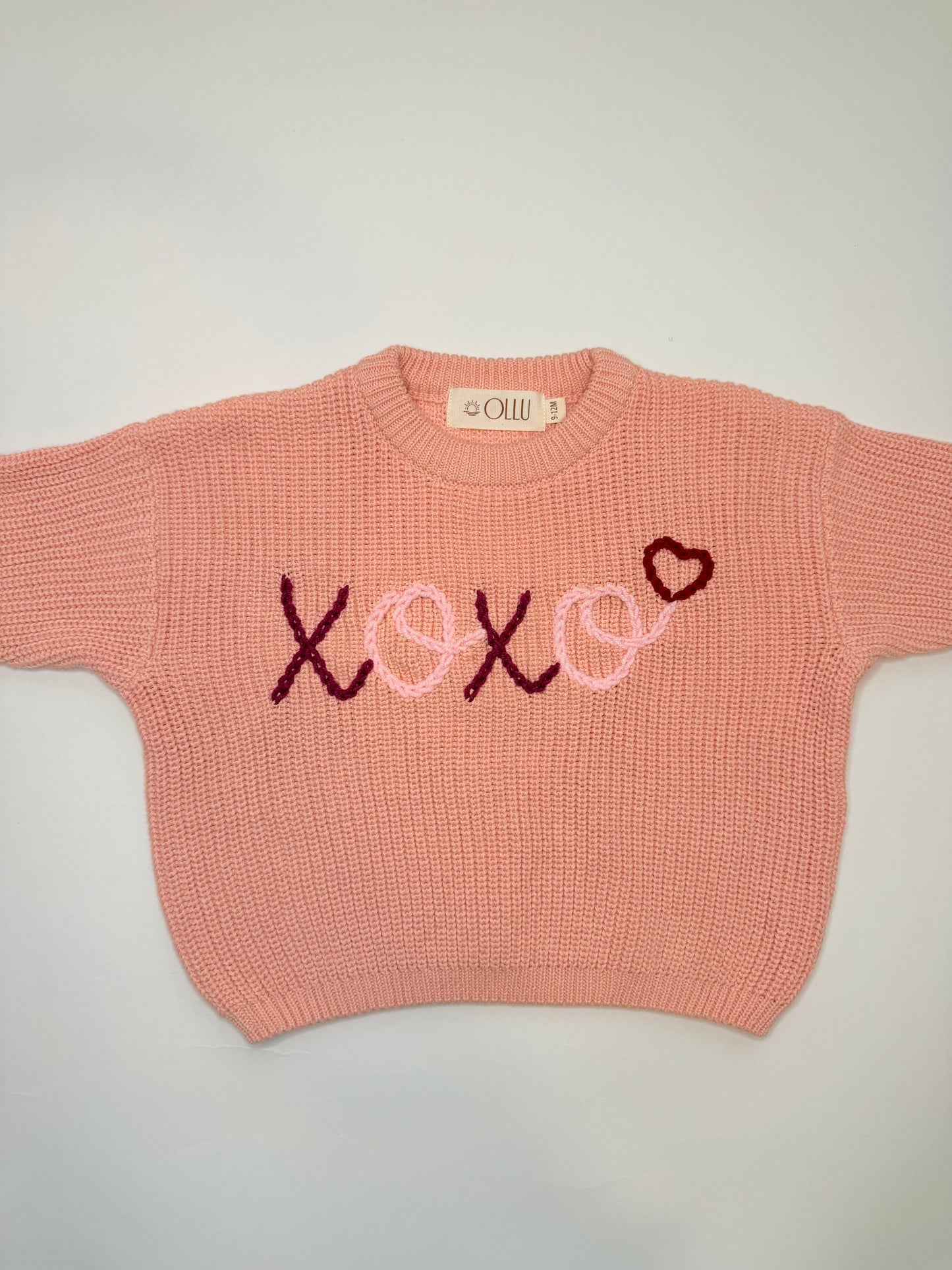 XOXO Hand-Embroidered Sweater