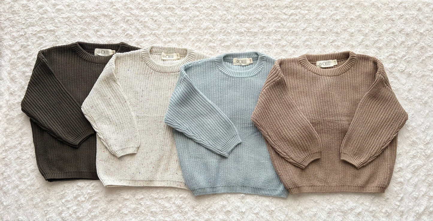 Oversized Rib-Knit Sweater/Toddler BEST SELLER!