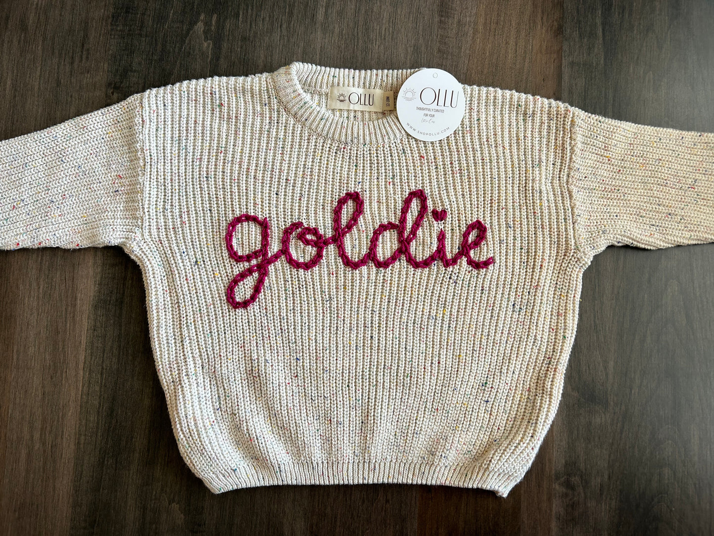 Hand-Embroidered Sweaters (Name Only)