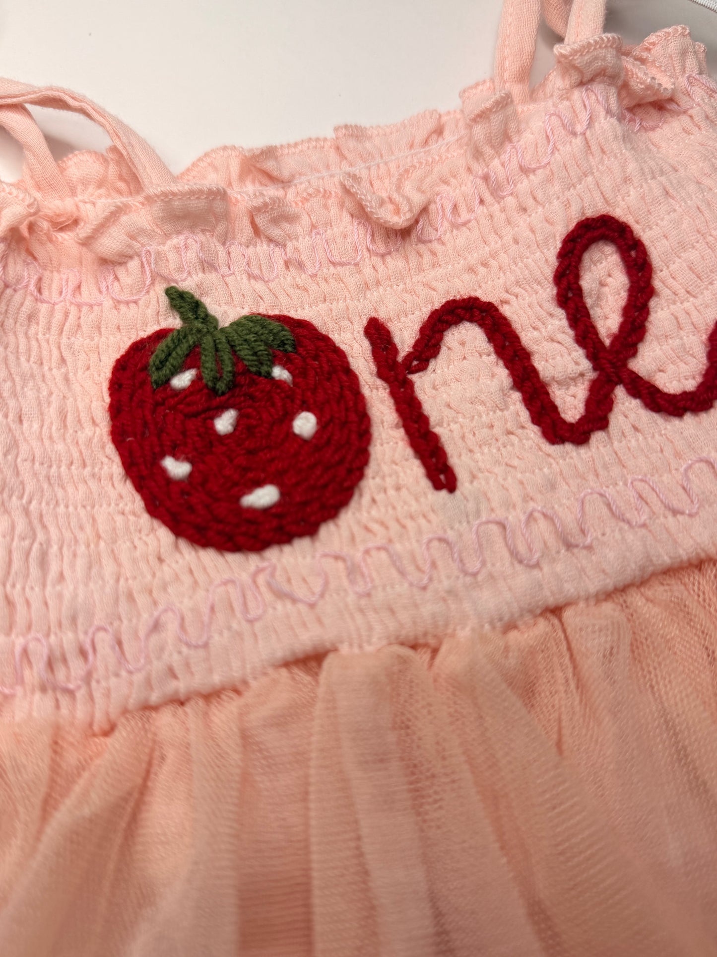 One-Berry Special Tutu Romper