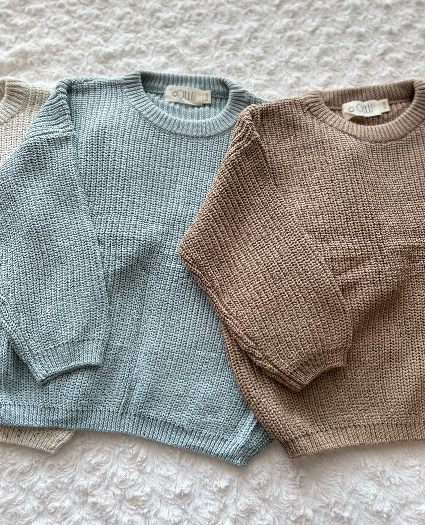 Hand-Embroidered Sweaters (Flower Letter)